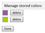 Colorpicker Farbmanager